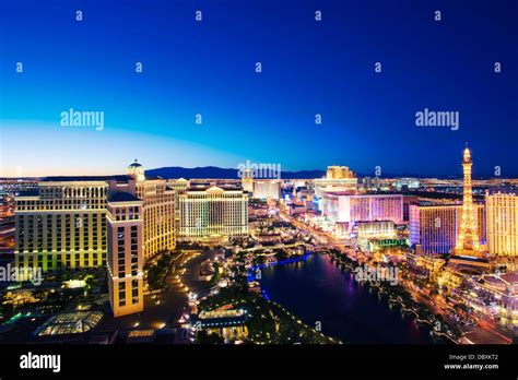 Las Vegas Skyline Bellagio Hi Res Stock Photography And Images Alamy