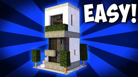 Minecraft 5x5 Starter House Tutorial How To Build A Modern House In