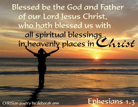 Every Spiritual Blessing ~ Spirituality Blessed Heavenly Places