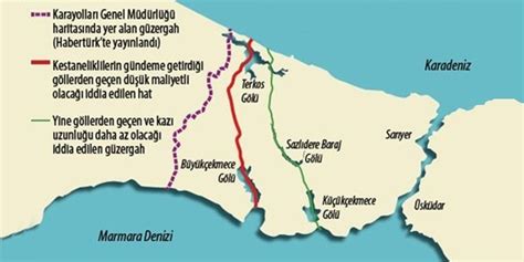 Kanalın son bulacağı yer ise marmara'da küçükçekmece gölü. Kanal İstanbul için 3 farklı proje iddiası emlak ...