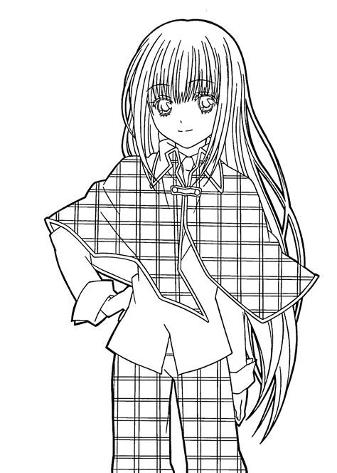 Anime Girls From Shugo Chara Coloring Pages For Kids Printable Free