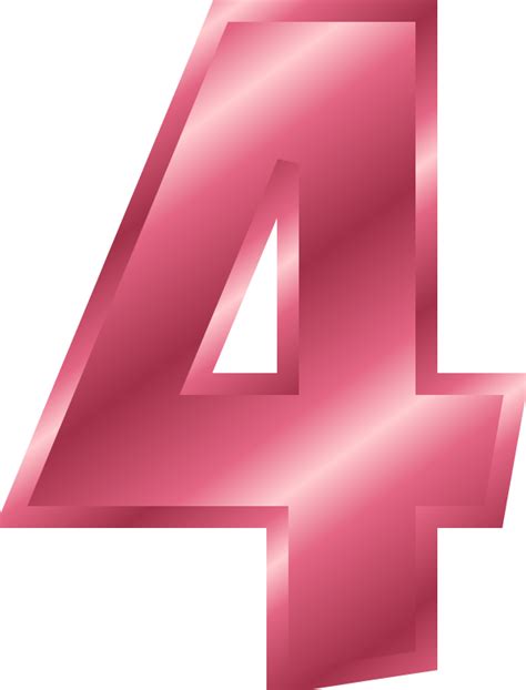 Number 1 Clipart Pink Number 1 Pink Transparent Free For Download On