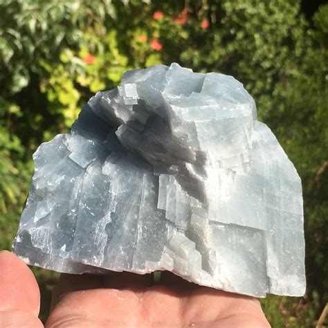 Blue Calcite Rough Communication The Rock Crystal Shop
