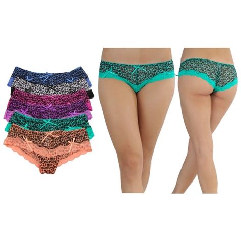 Shop Tiny Daisy Lace Trim Panties 6 Pack Free Shipping On Orders Over
