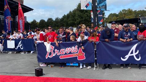 Fans Pack Truist Park To Cheer On Braves As Team Departs For World