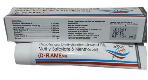 Diclofenac Diethylamine Gel Packaging Type Tube Packaging Size 30