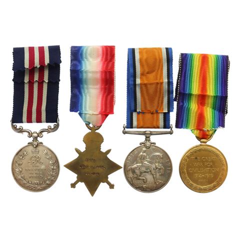 Ww1 Military Medal Somme Award 1914 15 Star British War Medal