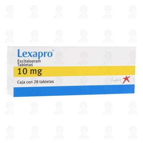 Lexapro 10 Mg 28 Tabletas