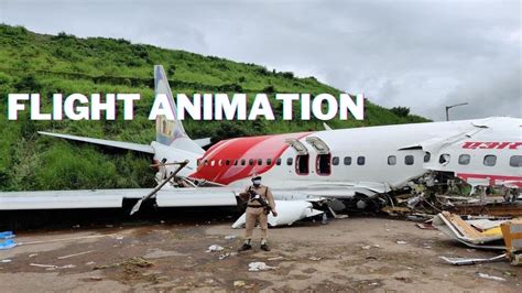 Air India Express Crash At Karipur Flight Animation Youtube