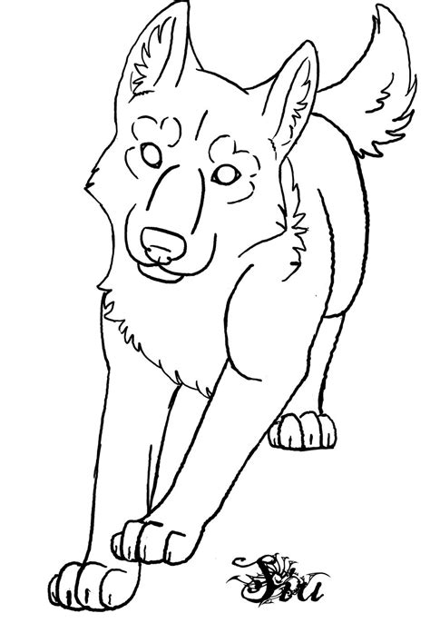 Check spelling or type a new query. wolf puppy outline by TheSiubhan on DeviantArt