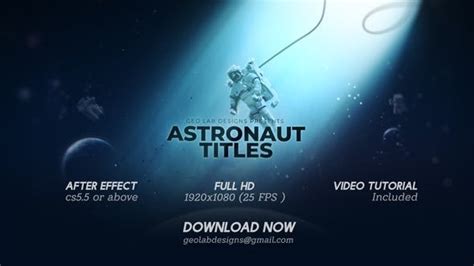 Astronaut Titles L Space Stations Opener L Scientific Intro L Galaxy