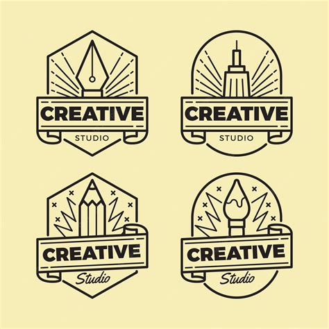 Premium Vector Graphic Designer Logo Collection