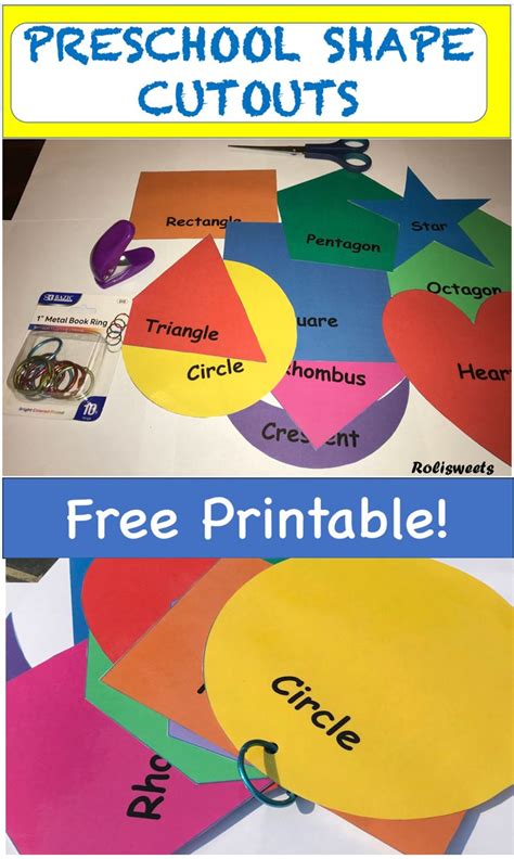 Preschool Shapes Freebie Shapes Preschool Preschool Color Lesson Plans