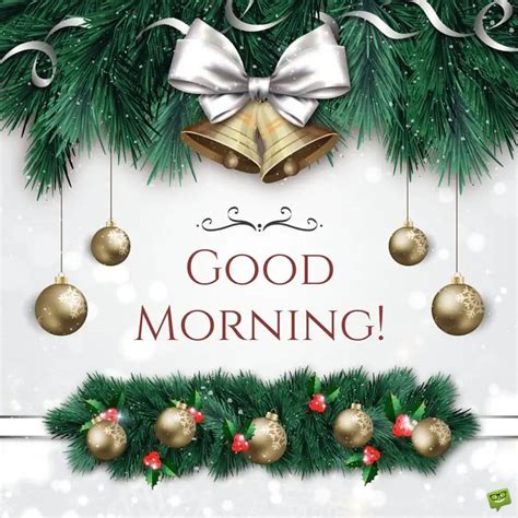 Good Morning And Merry Christmas Celebration Time Is Here