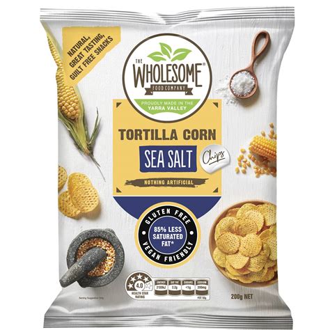 The Wholesome Food Company Corn Chips Original 200g Woolworths