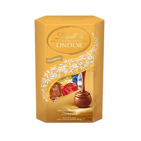 Buy LindtLindor Milk Chocolate Assorted With Melting Filling 200G