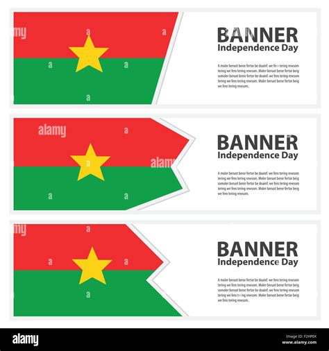 La Bandera De Burkina Faso Banderas Recogida El Día De La Independencia