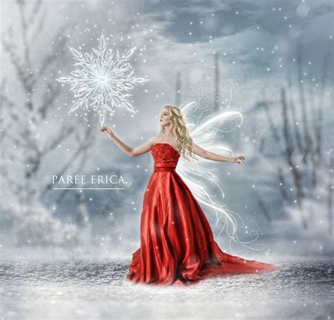 The Snowflake Fairy Fairy Digital Artist Snowflakes