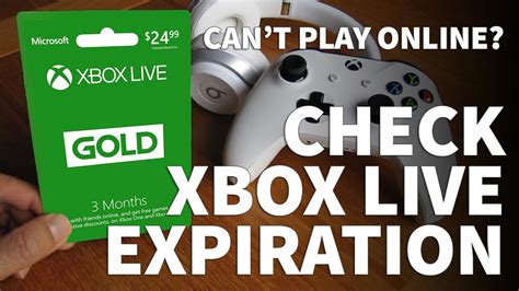 How To Check Xbox Live Gold Expiration Date Renew Xbox Live Gold