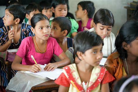 Bangladeshi Village School Photograph By Adam Hart Davisscience Photo