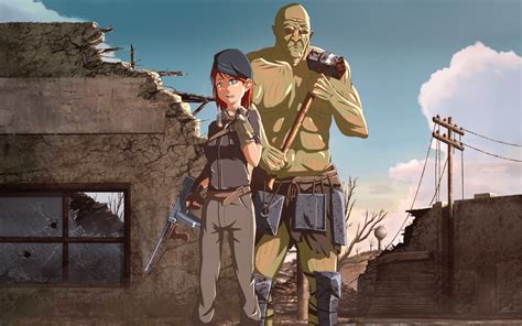 Fallout Anime Wallpapers Top Free Fallout Anime Backgrounds