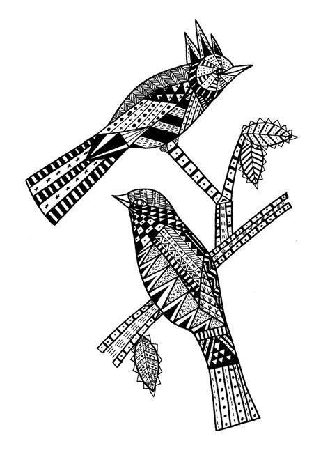 We have collected 29+ geometric animal coloring page images of various designs for you to color. Bri anda dibujando: My Illustrations | Geometric bird, Coloring pages, Animal coloring pages