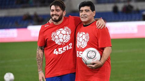 Diego Junior El Primer Hijo De Maradona Que Posteó En Redes Sociales