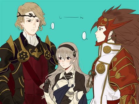 Corrin Corrin Xander And Ryoma Fire Emblem And 1 More Drawn By