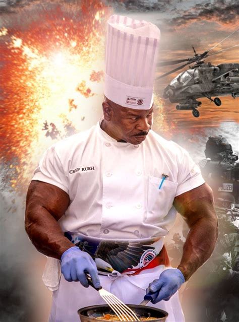 Meme Menggelitik Chef Rush Yang Berbadan Besar Seperti Binaragawan Foto 6