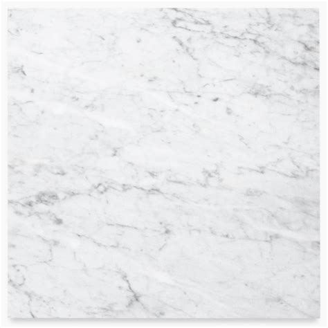 Italian Carrara White Marble 18x18 Tile Polished Stone Center Online