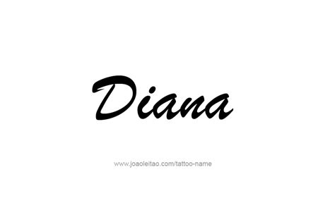 Diana Name Tattoo Designs Howtocookaturkeyintheovenseasons