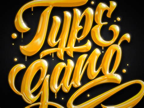 Type Gang By Eduardo Morgan On Dribbble