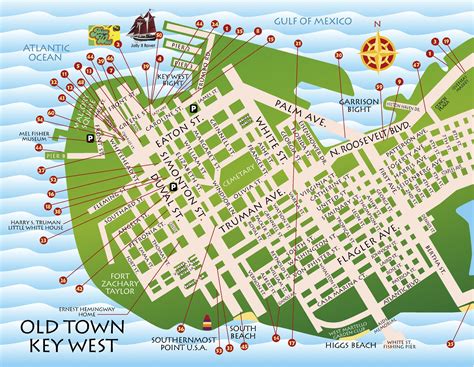 35 Downtown Key West Map Maps Database Source