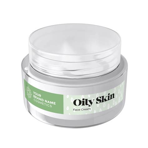 Oily Skin Face Cream 50ml Made By Nature Labs Private Label