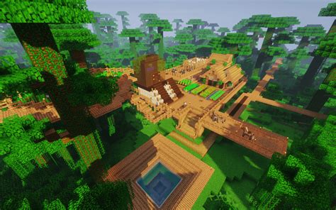 A Small Jungle Base Minecraft