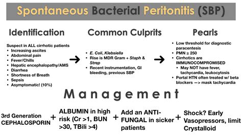 Spontaneous Bacterial Peritonitis Sbp Rebel Em Emergency Medicine