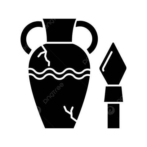 Glyphs Silhouette Png Images Ancient Artifacts Glyph Icon Vase Fight