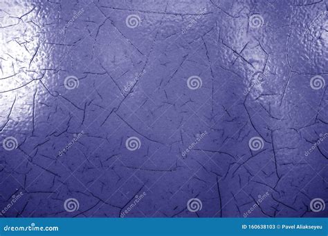 Cracked Paint Texture In Blue Color Stock Image Image Of Crack