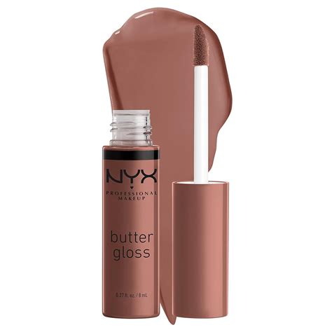 Buy Nyx Professional Makeup Butter Gloss Brown Sugar Non Sticky Lip
