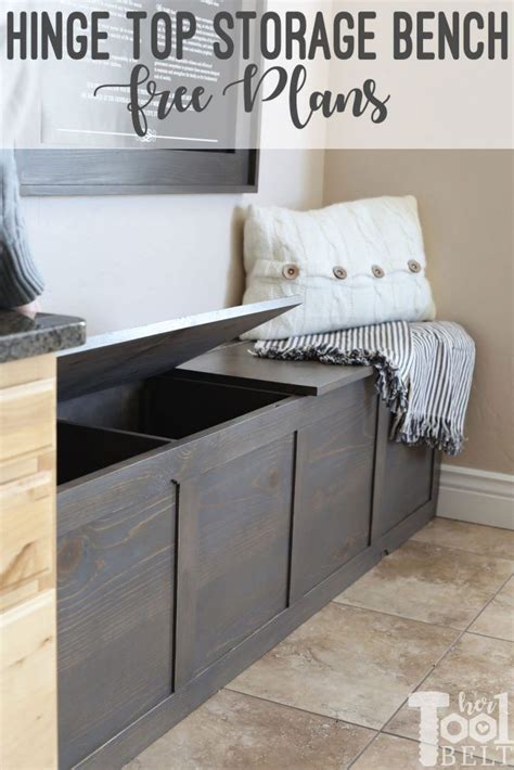 Build a multifunctional bench with toy box storage that converts to a kid's desk.the post is sponsored by buildsomething.com and kreg tool as part of their h. DIY Storage Bench Ideas That Perfectly Complete The Entryway
