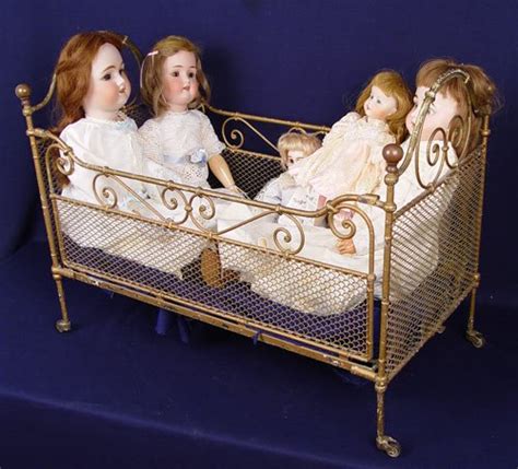 antique iron doll beds miniature iron beds