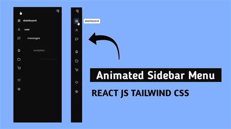 Responsive Sidebar With React React Js And Tailwind React Js And Tailwind Css YouTube