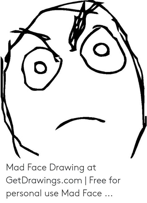 Mad Face Drawing At Getdrawingscom Free For Personal Use Mad Face