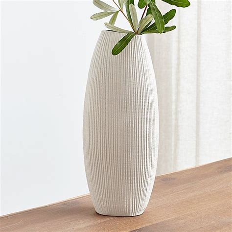Beautiful White Tall Vase From Crate And Barrel Whitevase Whitedecor Homedecor Large White