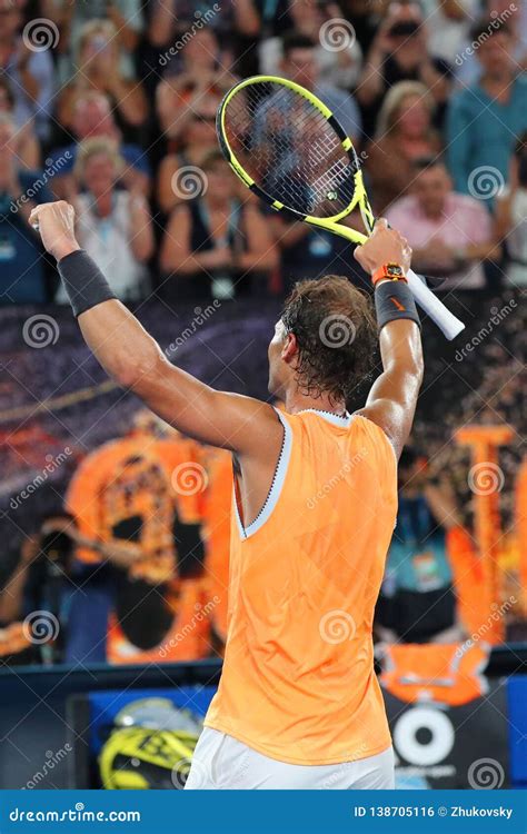 Seventeen Times Grand Slam Champion Rafael Nadal Of Spain Celebrates