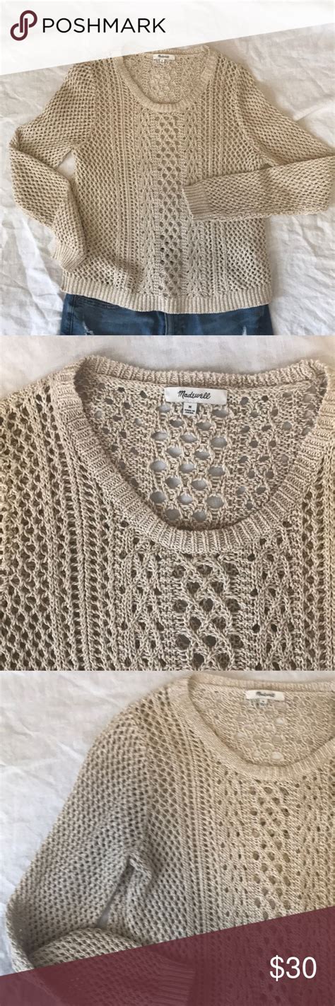 Gorgeous Madewell Open Stitch Pullover Stitch Madewell Sweater