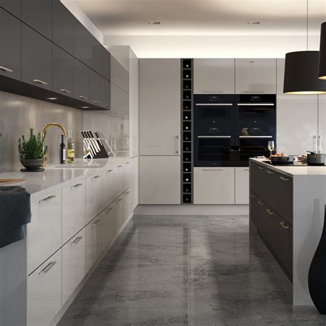 Now, we want to try to share these some photographs to give you an ideas, we hope you can inspired with these inspiring images. Black and white kitchen designs - Optiplan