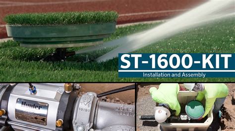 Synthetic Turf Irrigation St 1600 Kit Installation And Assembly Youtube