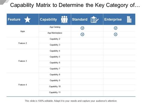 Capability Matrix Template