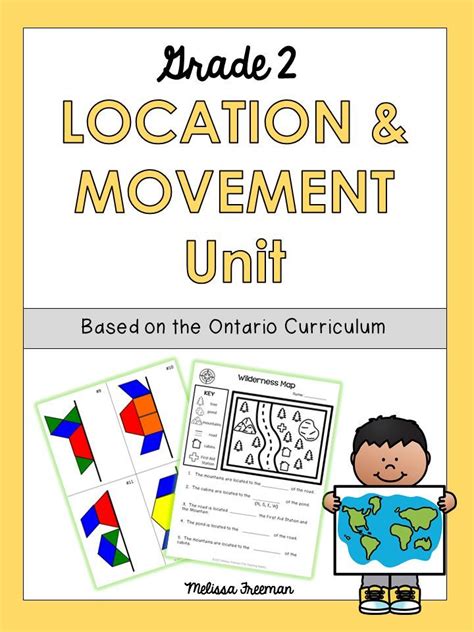 This Grade 2 Location And Movement Unit Contains Lesson Ideas Worksheets